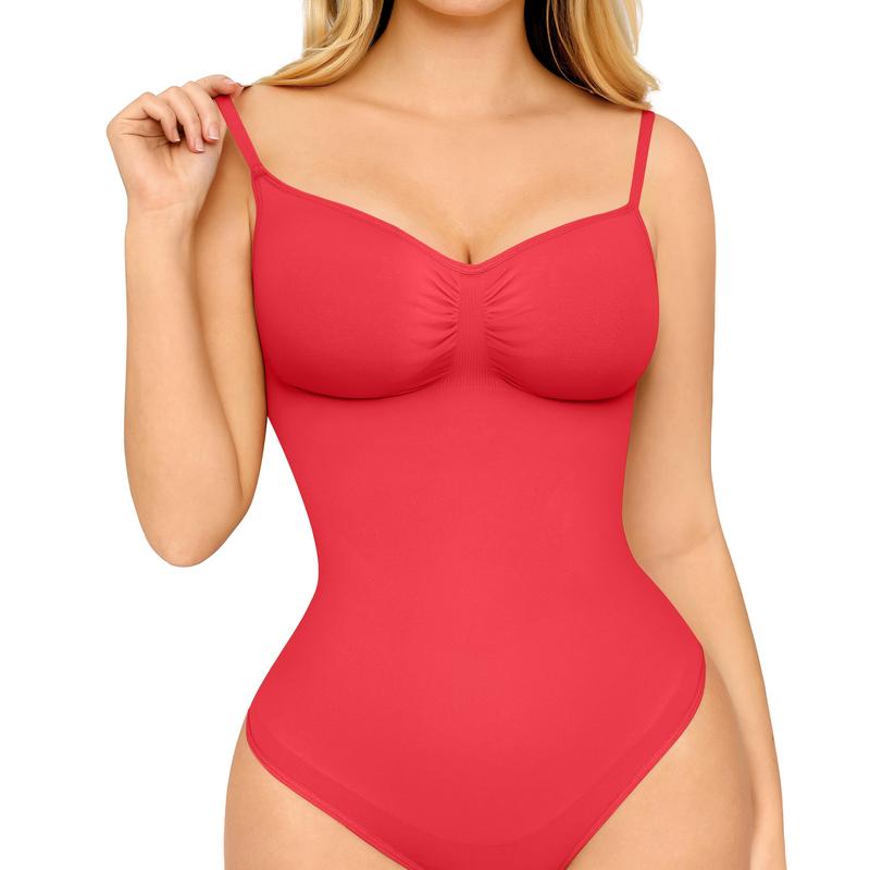 FeelinGirl Seamless Covered Bust Jumpsuit Thong Bodysuit Fit Womenswear Comfort Shapewear 6 Breathable Hip