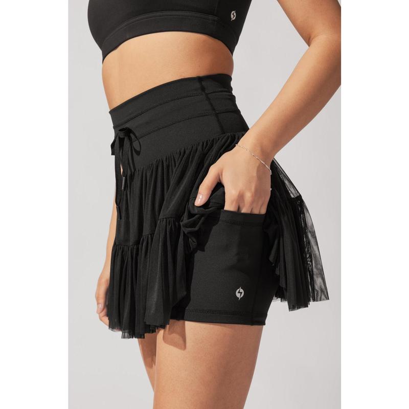 Pirouette Skort - Black