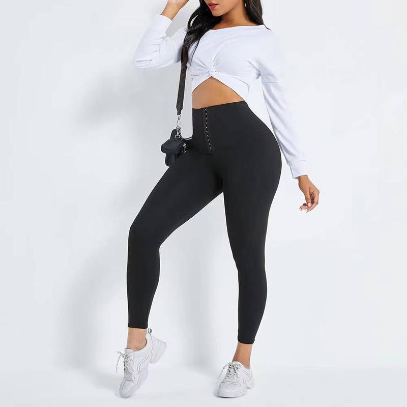 Soo slick High waisted leggings with Tummy control adjustable hook sculpting pants Black for bidden pant Womenswear Bottom tummy control lulu leggings brandy boxshorts