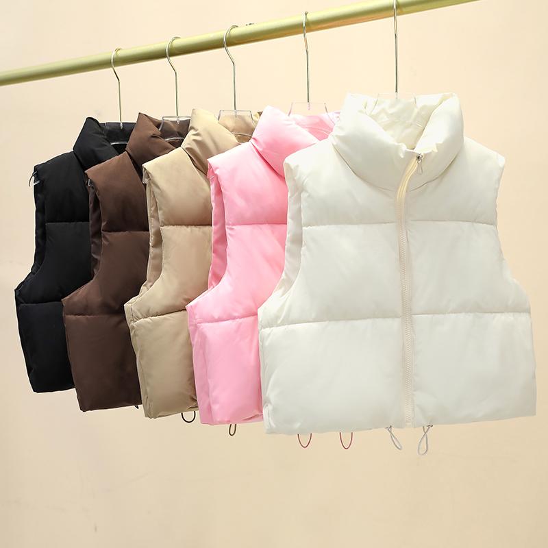 [shipping from US] New Recomend Winter gilet for Women warmer puffer coat#A16