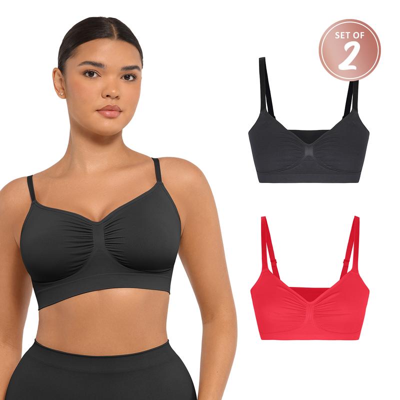 [2-Piece] FeelinGirl WIRELESS Bra Viral Bralettes Bundle livestream#13