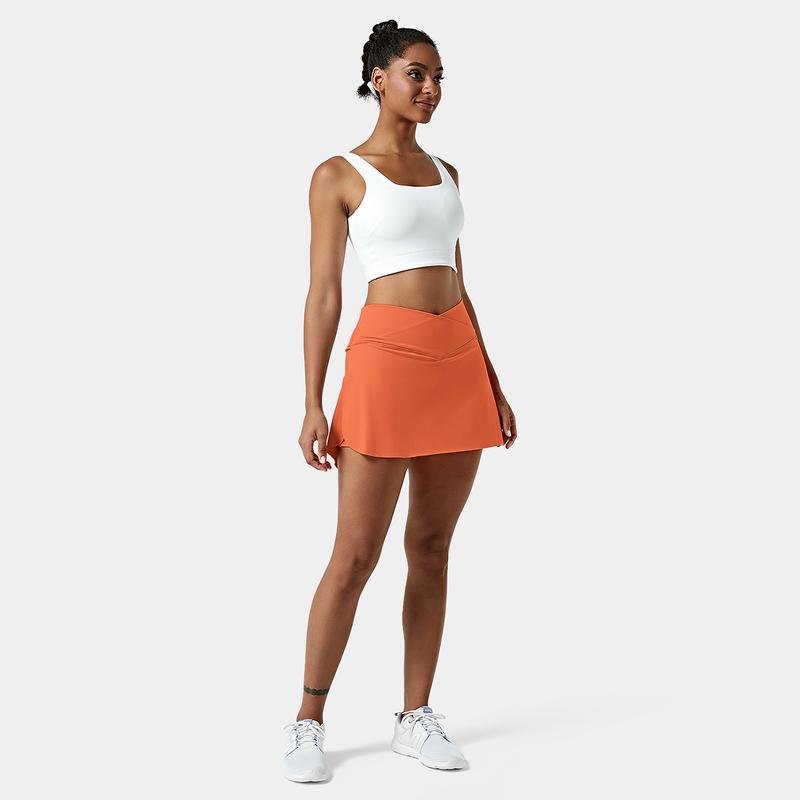 Halara Everyday Softlyzero Airy Crossover 2-in-1 Side Pocket Mini Pickleball Skirt-Lucid-UPF50+