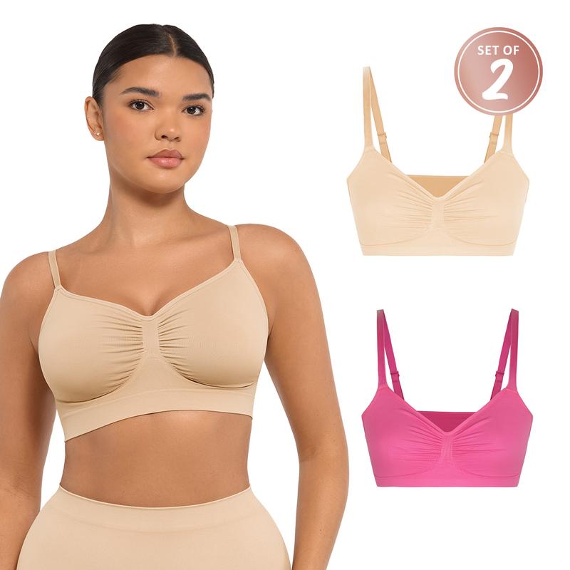 [2-Piece] FeelinGirl WIRELESS Bra Viral Bralettes Bundle livestream#13