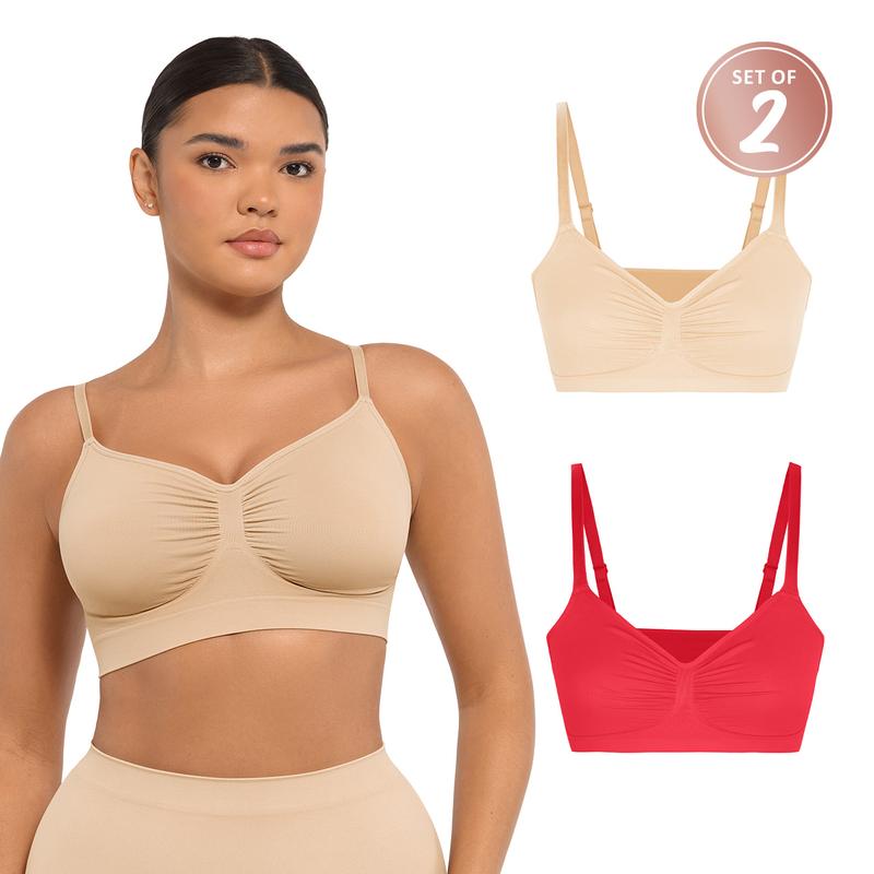 [2-Piece] FeelinGirl WIRELESS Bra Viral Bralettes Bundle livestream#13