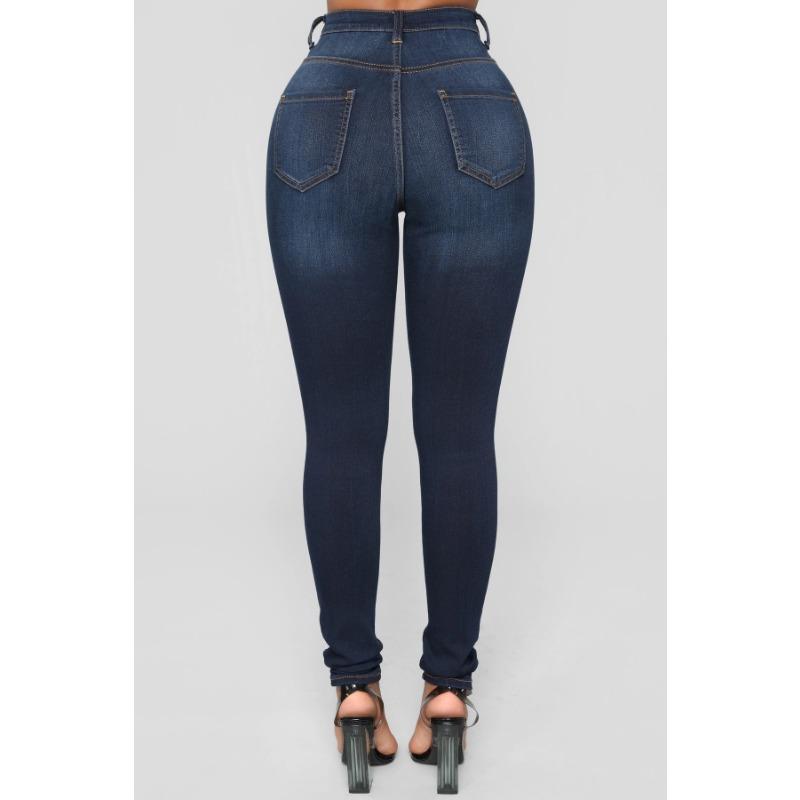 Womens Classic High Waisted Skinny Stretch Butt Lifting Jeans Slim Fit Denim Pants casual jean