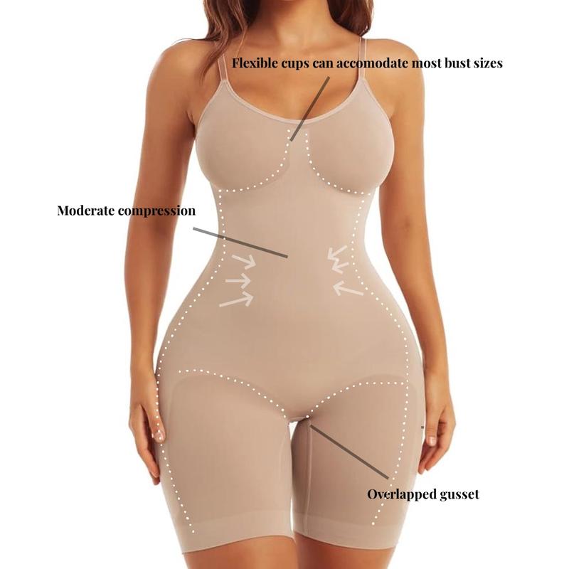 [Live] Curvy-faja Full Body Shapewear  for Women Tummy Control Bodysuit Seamless Sculpting Underwear Womenswear Comfort