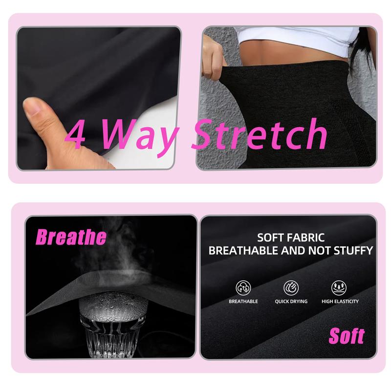 6-Pack High-Waisted Boyshorts - Tummy Control, Butt Lifting, Breathable Shorts with Elegant Style and Assorted Solid Colors Shapewear Womenswear