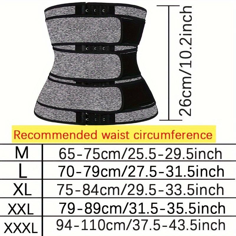 Women's Waist Trainer, 3-row Hook & Eye Closure Waist Cincher for Christmas Gift, Tummy Control Shaper, Waist Trainer for Women, Sports & Outdoor Accessories