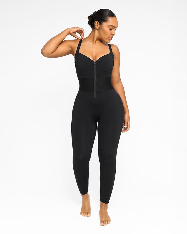 Shapellx AirSlim ElasticFuse Waist band Shaping Jumpsuit Workout Outfit Womenswear Christmas