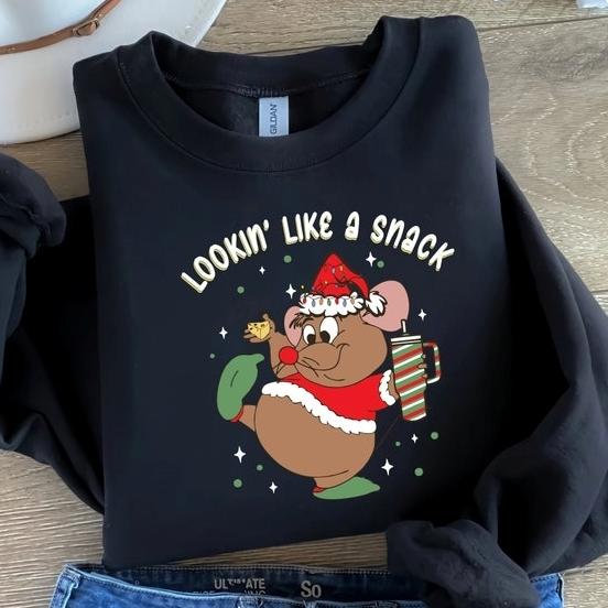 Cutes Looking Like a Snack Christmas Sweatshirt, Cute Christmas TShirt, Family Christmas Sweater, Cute Youth Christmas Sweatshirt DARLENE