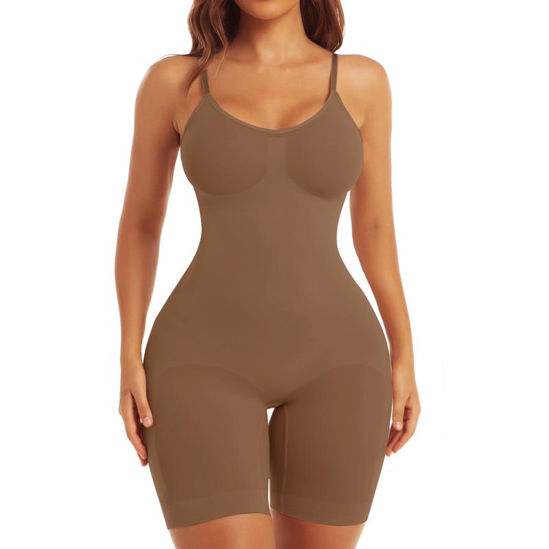 EUYZOU Shapewear Bodysuit for Women Tummy Control - Butt Lifting Fajas Full Body Shaper Seamless Thigh Slimmer Shorts Compression Soft Womenswear Adjustable