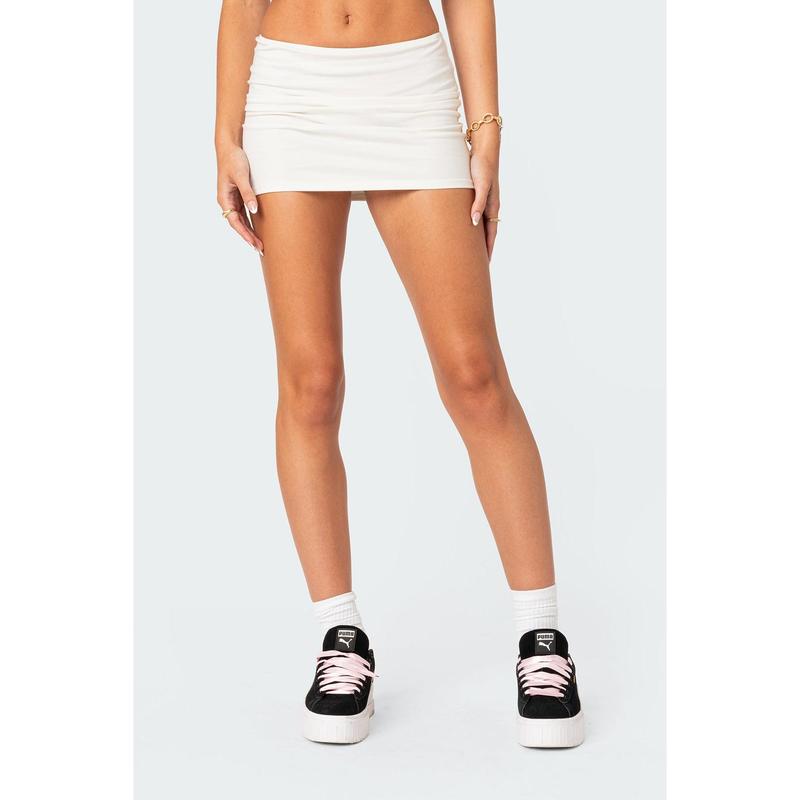 Aisha Low-Rise Mini Skirt