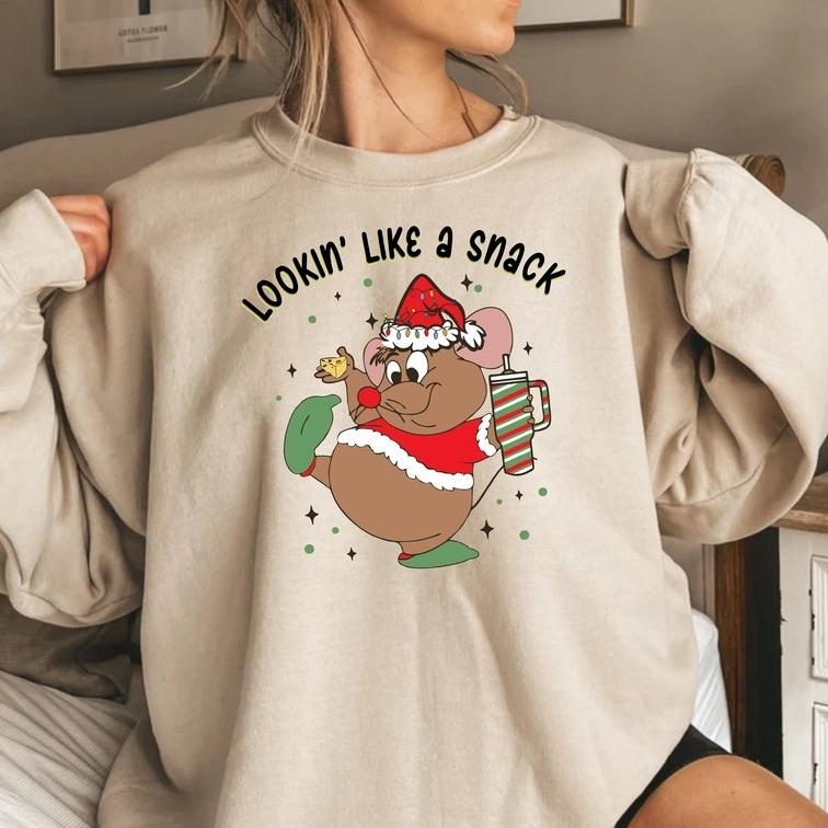 Cutes Looking Like a Snack Christmas Sweatshirt, Cute Christmas TShirt, Family Christmas Sweater, Cute Youth Christmas Sweatshirt DARLENE