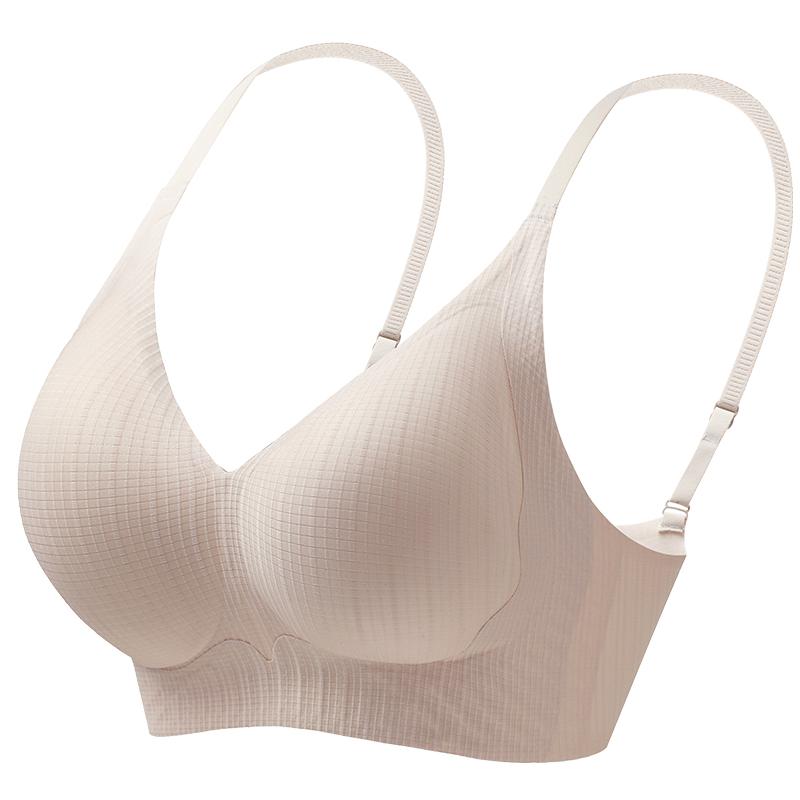 HeyBra Factory Direct Sale High quality No Underwire Women Bras  Plus size 4XL Supportive Bra  For Sagging Vneck Comfort Womenswear Lady Push up