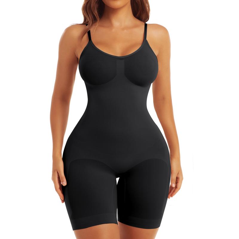 EUYZOU Shapewear Bodysuit for Women Tummy Control - Butt Lifting Fajas Full Body Shaper Seamless Thigh Slimmer Shorts Compression Soft Womenswear Adjustable