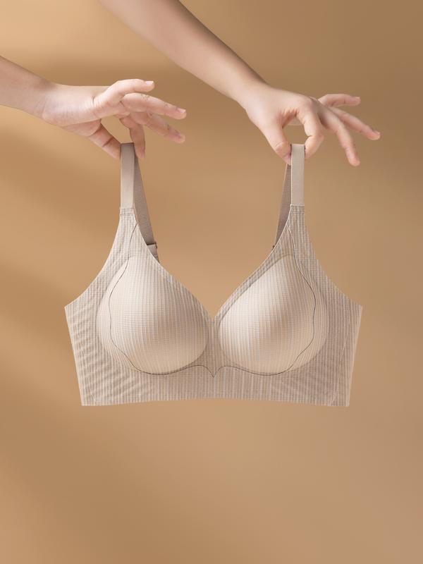 HeyBra Factory Direct Sale High quality No Underwire Women Bras  Plus size 4XL Supportive Bra  For Sagging Vneck Comfort Womenswear Lady Push up