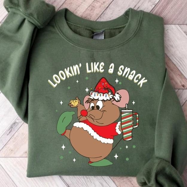 Cutes Looking Like a Snack Christmas Sweatshirt, Cute Christmas TShirt, Family Christmas Sweater, Cute Youth Christmas Sweatshirt DARLENE