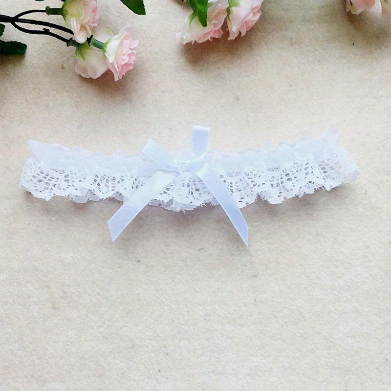 2024 listing women bent leg ring sexy lingerie lace garter bow leg ring wedding dress Garter bridal cosplay fashion stockings thigh ring cross  septum