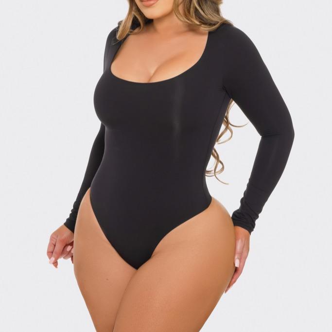 SKN Long Sleeve Essential Bodysuit 902