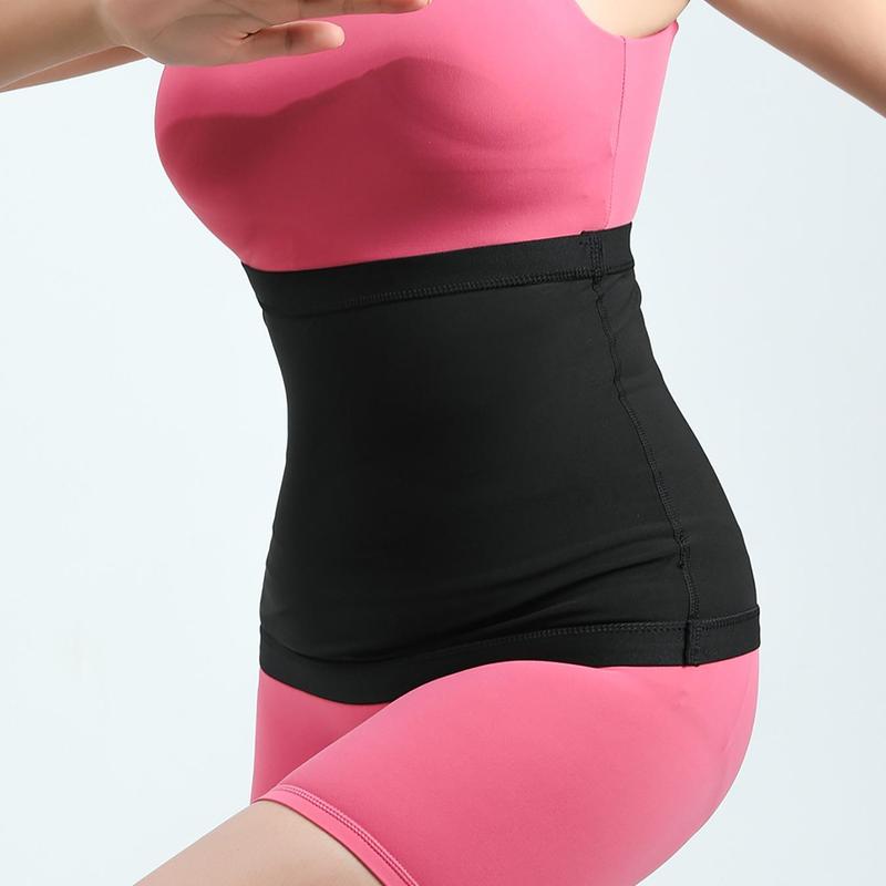 Women's Solid Color Sauna Waist Trainer, Tummy Control Sauna Waist Cincher, Waist Trainer for Women, Sports Waist Support for Yoga Gym Workout