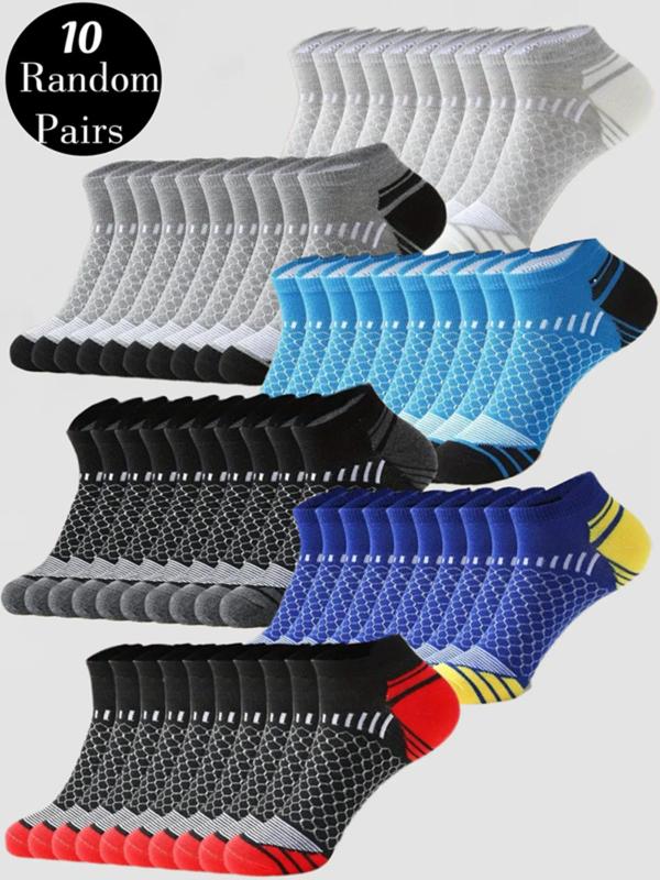 Random Women's Low Cut Socks, Casual Comfortable Breathable Socks for Daily Wear, Multipack Knit Socks for All Seasons