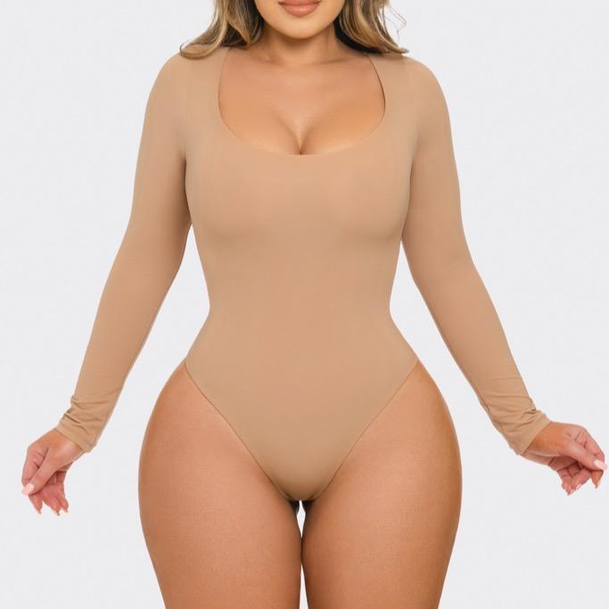 SKN Long Sleeve Essential Bodysuit 902