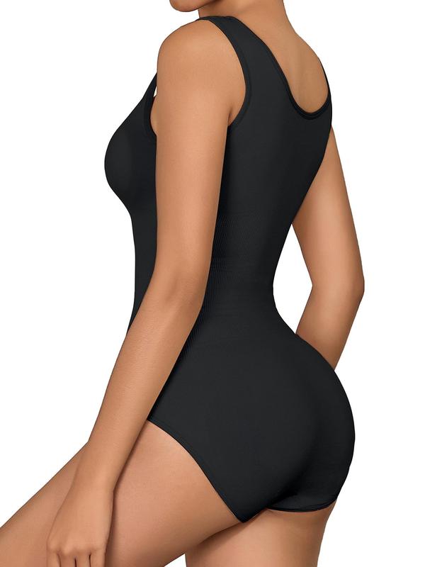 Women's Adjustable Hooks Sweetheart Neck Shapewear Bodysuit, Basic Tummy Control Faja Sleeveless Shaper,  Tummy Tuck Shapewear, Comfy Breathable Shaper for Daily Wear