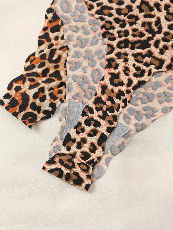 Women's Plain   Leopard   Zebra Stripe Print Scallop Trim Thong, Soft Comfy Breathable Seamless Panty for Daily Wear, Ladies Underwear for All Seasons, Thong Panties