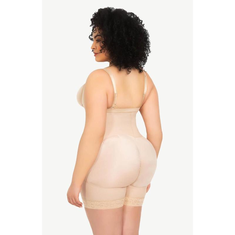 Shapellx Firm Tummy  Bodysuit With Butt Lifter Lady Shapewear