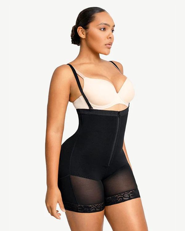 Shapellx Firm Tummy  Bodysuit With Butt Lifter Lady Shapewear