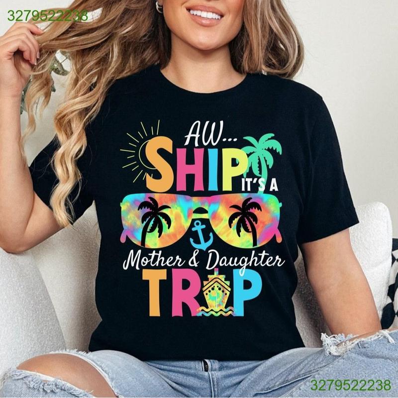 Mother Daughter Cruise Collection Matching Shirts for Mom and Me, Perfect for Mother's Day or Vacation Tshirt