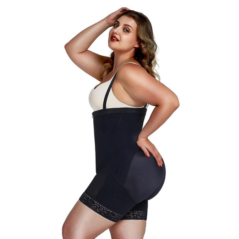 Shapellx Firm Tummy  Bodysuit With Butt Lifter Lady Shapewear