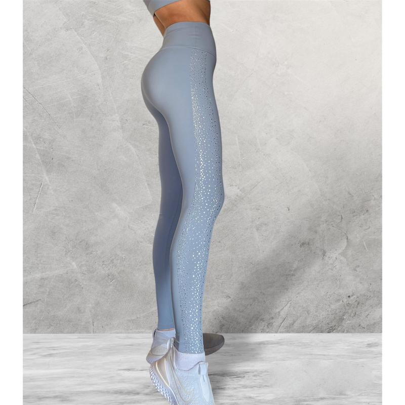 LUXEIT DIAMOND™ Light Silver High-Waisted Leggings