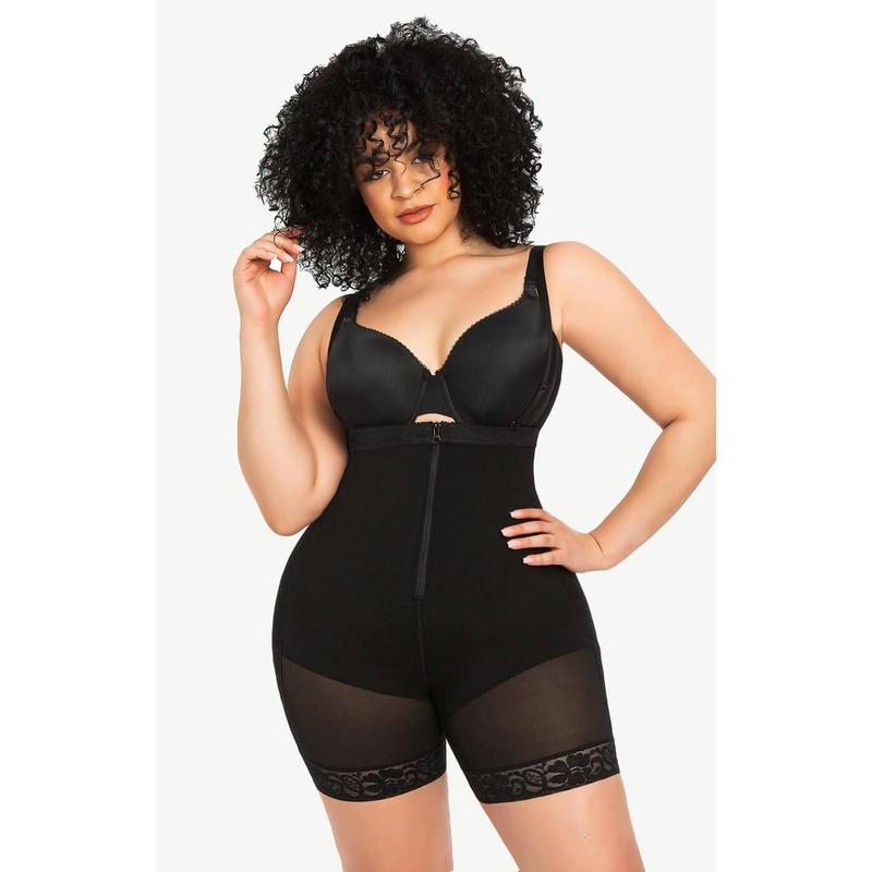 Shapellx Firm Tummy  Bodysuit With Butt Lifter Lady Shapewear