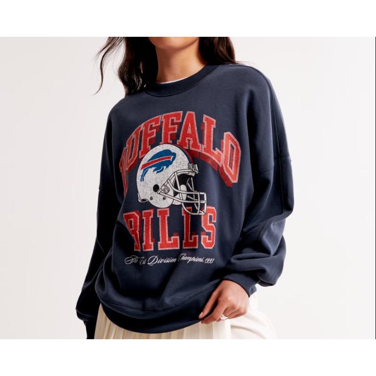 Buffalo Bills Graphic Sweatshirt, Vintage Football Sweatshirt, , Retro Style 90s Vintage Shirt, Graphic Tee Gift For Football Fan 000963