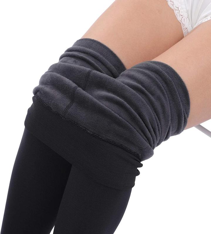 3 Pack-Women's Winter Warm Fleece Lined Leggings - Thick Velvet Tights Thermal Pants Comfortable Womenswear