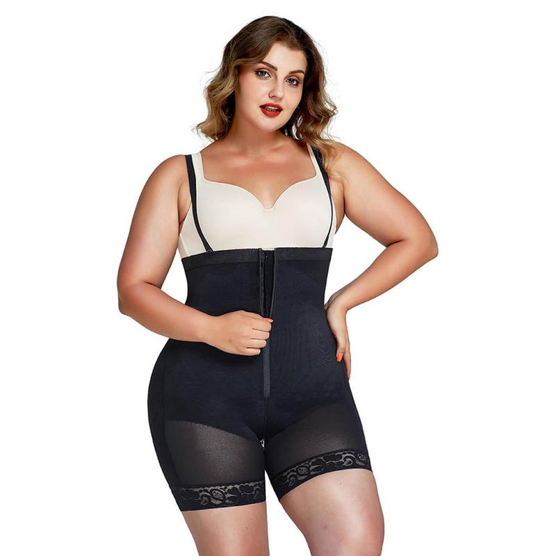 Shapellx Firm Tummy  Bodysuit With Butt Lifter Lady Shapewear