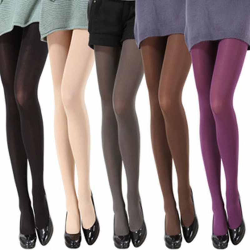 New Women Ladies Girls Opaque Sexy Socks, Candy Colors Footed Socks, Tights Pantyhose Spring Stockings Black, purple, gray, skin color, coffee, navy blue, dark green, red, wine red