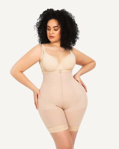 Shapellx Firm Tummy  Bodysuit With Butt Lifter Lady Shapewear