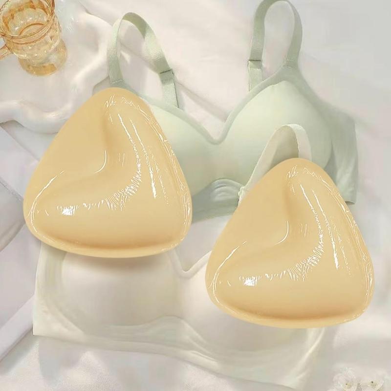 Double Side Sticky Inserts Push Up Bra, Adhesive Invisible Bra,Breathable Cotton Adhesive Bra, No Show Backless Strapless Bras for Backless Dress