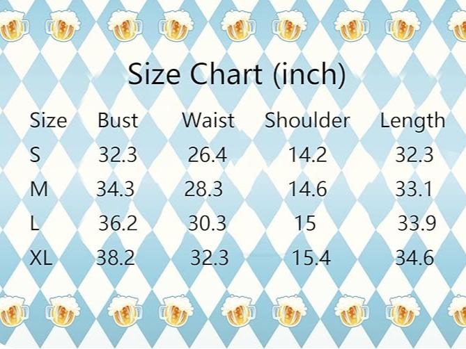 Women's Halloween German Bavarian Costume Velvet Dirndl Dress for Oktoberfest - Accessories, Womenswear  Adjustable Clothing Ribbon Style