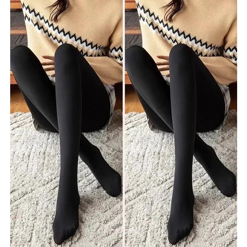 Winter Thermal Thicken Leggings Super Thick High Stretch Lambwool Leggings Fleece Lined Tights Sexy Skinny Fitness Woman Pants