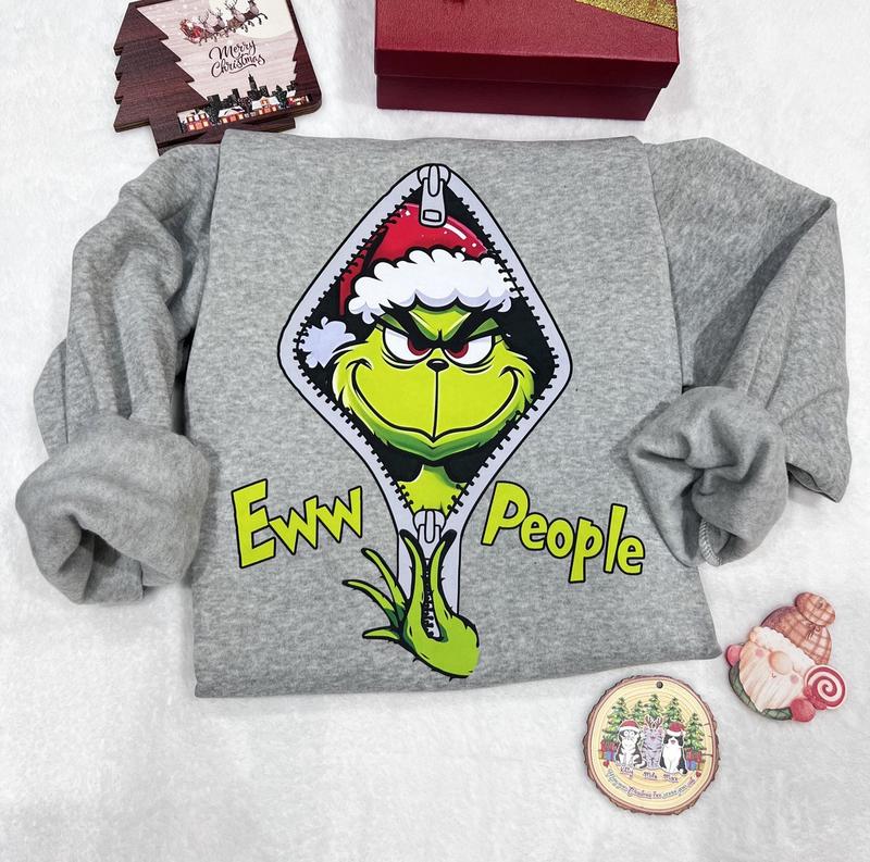 Eww People Grinchmas Christmas Sweatshirt Hoodie, Funny Christmas Tee, Family Movie Shirt, Best Christmas Gift Ideas