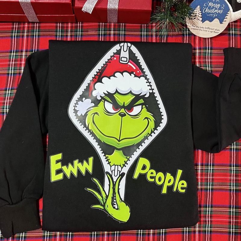 Eww People Grinchmas Christmas Sweatshirt Hoodie, Funny Christmas Tee, Family Movie Shirt, Best Christmas Gift Ideas