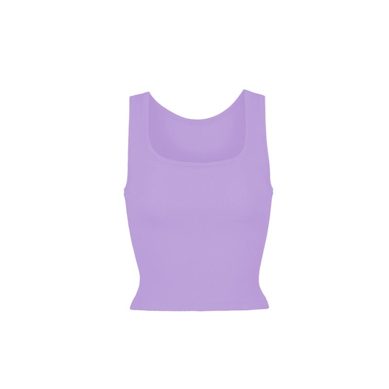 Ribbed Tank - Lilac