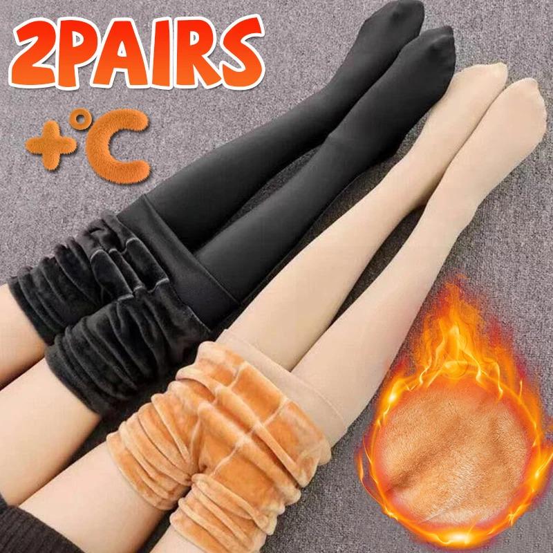 Winter Thermal Thicken Leggings Super Thick High Stretch Lambwool Leggings Fleece Lined Tights Sexy Skinny Fitness Woman Pants