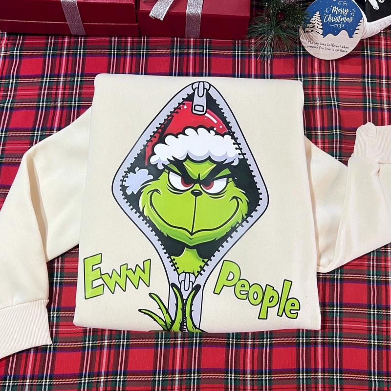 Eww People Grinchmas Christmas Sweatshirt Hoodie, Funny Christmas Tee, Family Movie Shirt, Best Christmas Gift Ideas