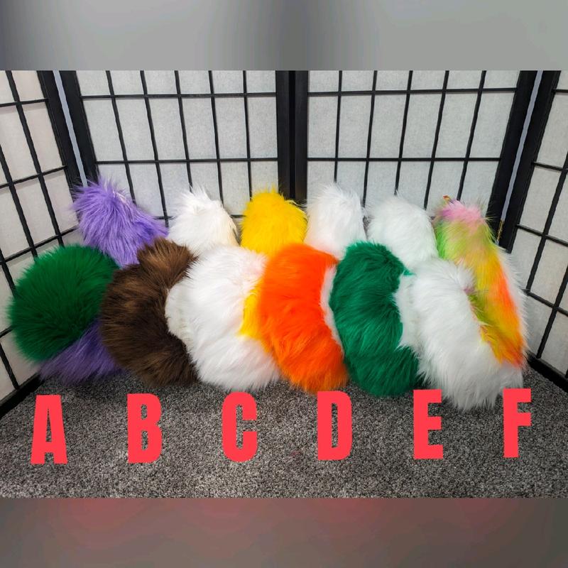 High Quality Faux Fur Tails for Cosplay - Pre-Made and Ready to Ship