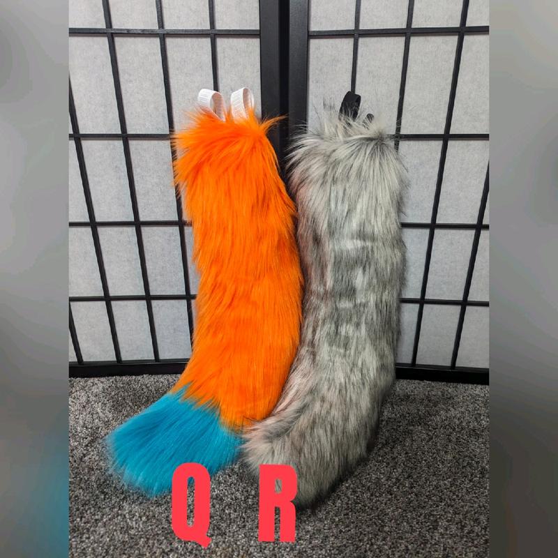 High Quality Faux Fur Tails for Cosplay - Pre-Made and Ready to Ship