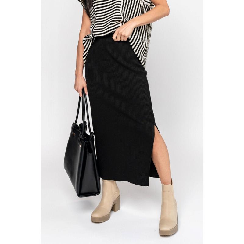 HOLLEY GIRL - Davis Skirt in Black